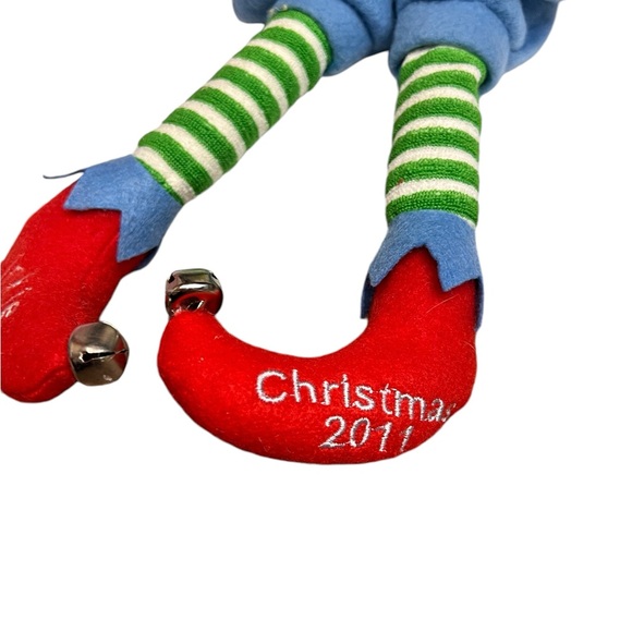 Adorable set of Christmas Boy & girl Elf Shelf Sitters with jingle bells 2011 - Picture 6 of 11